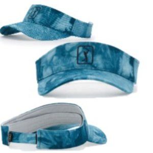 New PGA Tour Golf Ladies Tie-Dye Blue Visor NWT!